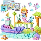 116 PCS Magnetic Blocks Set, 1" Magnet Building Blocks with Toy Eyes and Storage Bag for Kids Gifts, STEM Educational Preschool Sensory Toys for Toddlers Boys Girls Ages 3 4 5 6 7 8 + (Macaron Color)