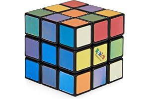 RUBIK'S Rubik’s Cube, Impossible Cube, Advanced Color-Matching Puzzle, The Original Problem-Solving Brain Teaser Cube, Color-Matching Puzzle, Fidget Toy, Sensory Puzzle, Stocking Stuffers for Ages 8 & Up