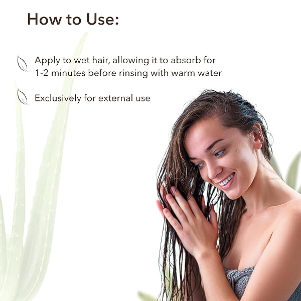 ALOE VERA HAIR BALM – HYDRATING & FORTIFYING CONDITIONER FOR WOMEN, 98.6% NATURAL, VEGAN, MOISTURIZING UNISEX CONDITIONER, DEEP TREATMENT FOR DRY, DAMAGED & CURLY HAIR, SULFATE-FREE, 8.5 FL OZ / 250ML