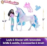 Unicorn Academy Layla & Glacier Power of Friendship Set, Includes Saddle view 2