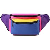 MIAIULIA 80s Neon Waist Fanny Pack for 80s Costumes,Festival Travel Party #Other