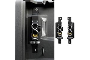 SZYANG 2PCS Retractable Ratchet Straps Compatible with 2020-2025 Jeep Gladiator JT Retractable Tie Down Straps Replacement for 2020-2025 Jeep Gladiator Accessories