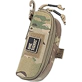 OneTigris Eyeglasses Hard Case Tactical Molle Zipper Sunglasses Carrying Case 1000D Nylon with Clip