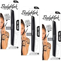 Amazon.com : Bic BodyMark Temporary Tattoo Markers - 3 Pack ...