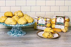 ACKROYD'S SCOTTISH BAKERY Ackroyd's Bakery Two Dozen Fresh Baked Scones - 1 Dozen Plain and 1 Dozen Golden Raisin - No Perservatives, Perfect for Afternoon Tea, Traditional United Kingdom (British, Scottish) Flavors