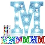 Pooqla Colorful Light Up Letters, Led Letter Lights