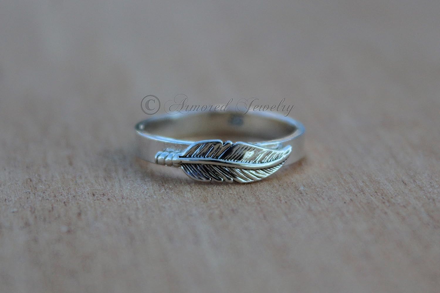 Amazon Com Feather Ring Sterling Silver Feathers Indian