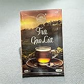 Trà Gạo Lứt Tay Nguyen Food Vietnamese Tea Box Set, 25 Bags x 20g, Premium Loose Leaf Black Tea, 500 gram