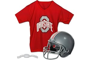 Franklin Sports NCAA Kids College Football Helmet + Jersey Sets - NCAA Team Youth Football Helmet + Uniform Costume Set