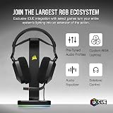 Corsair HS80 RGB USB Gaming Headset Dolby 7.1 Surround iCUE PC Black view 6