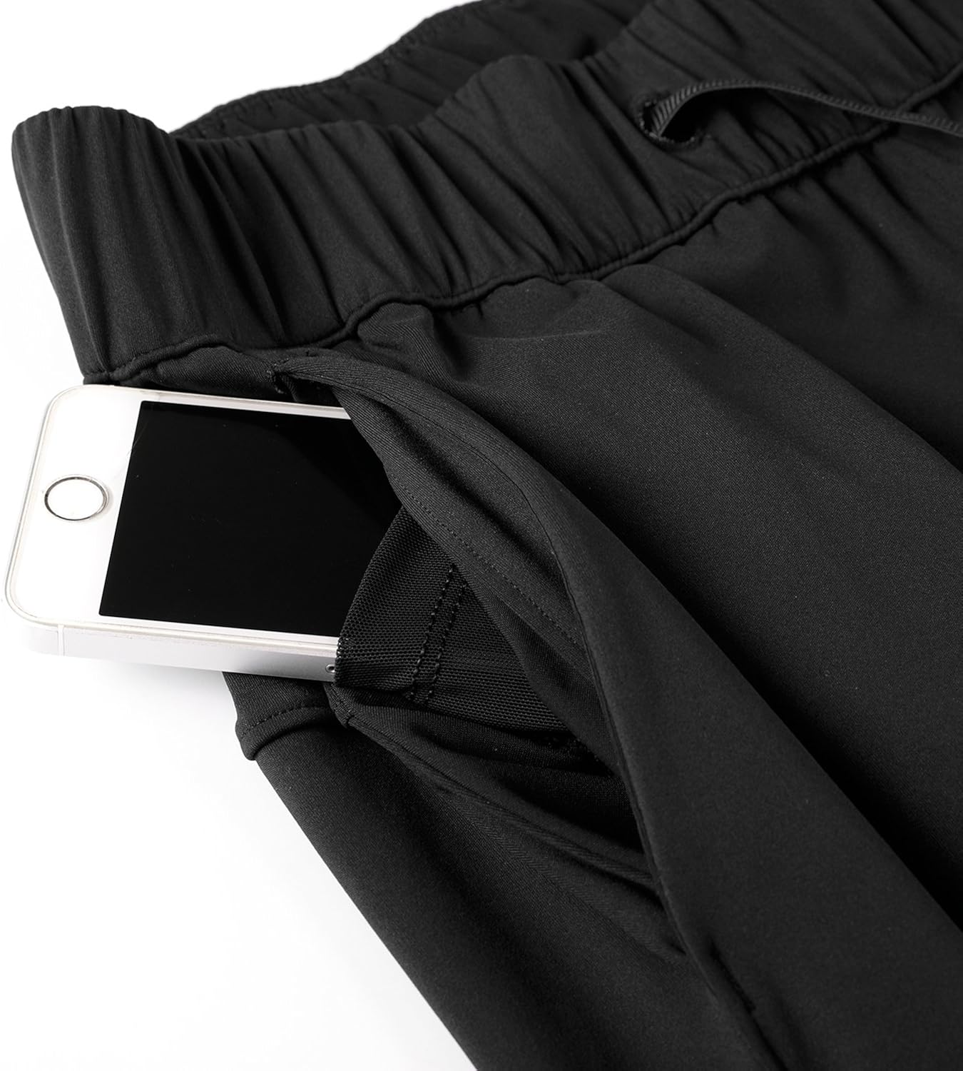 CRZ YOGA Women's Stretch Lounge Sweatpants Travel Ankle Drawstring 7/8 Athletic Track Yoga Dress Pants at  Women’s Clothing store