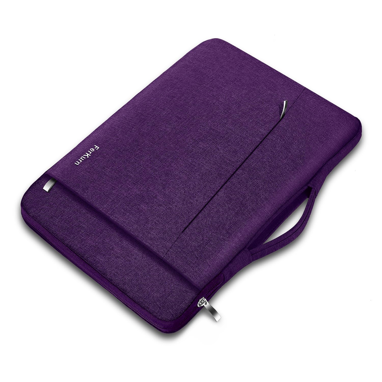 Ferkurn Laptop Case Sleeve Cover Chromebook Case Compatible with Macbook Air/Pro, iPad, Surface Pro, Acer Spin, HP, XPS, ASUS Vivobook, Samsung, Waterproof Laptop Bag, Purple, 13 13.3 inch