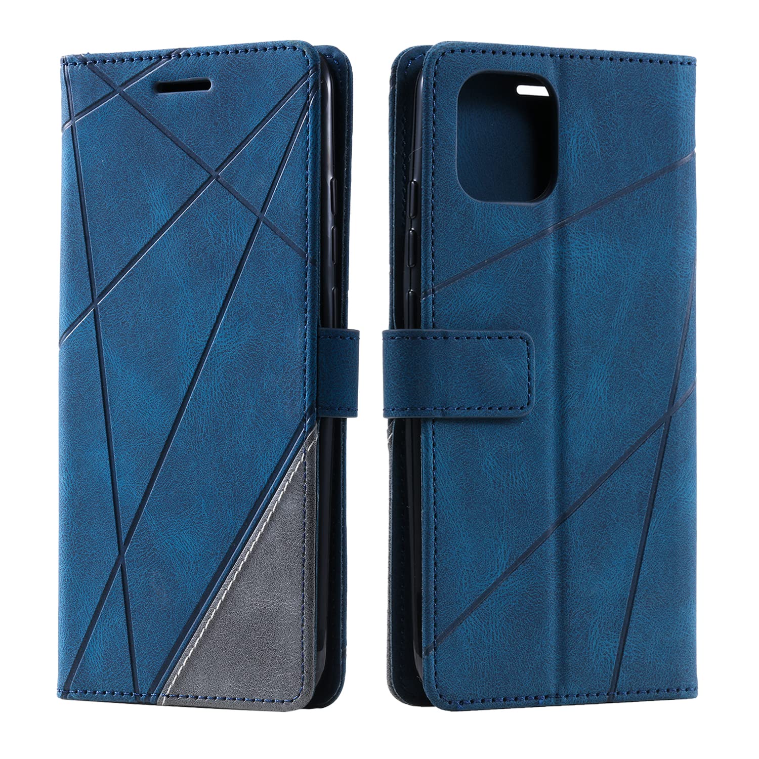 SONWO Case for Galaxy A03, Premium Leather Flip Wallet Case Magnetic Closure Card Slots kickstand Phone Case for Galaxy A03, Blue