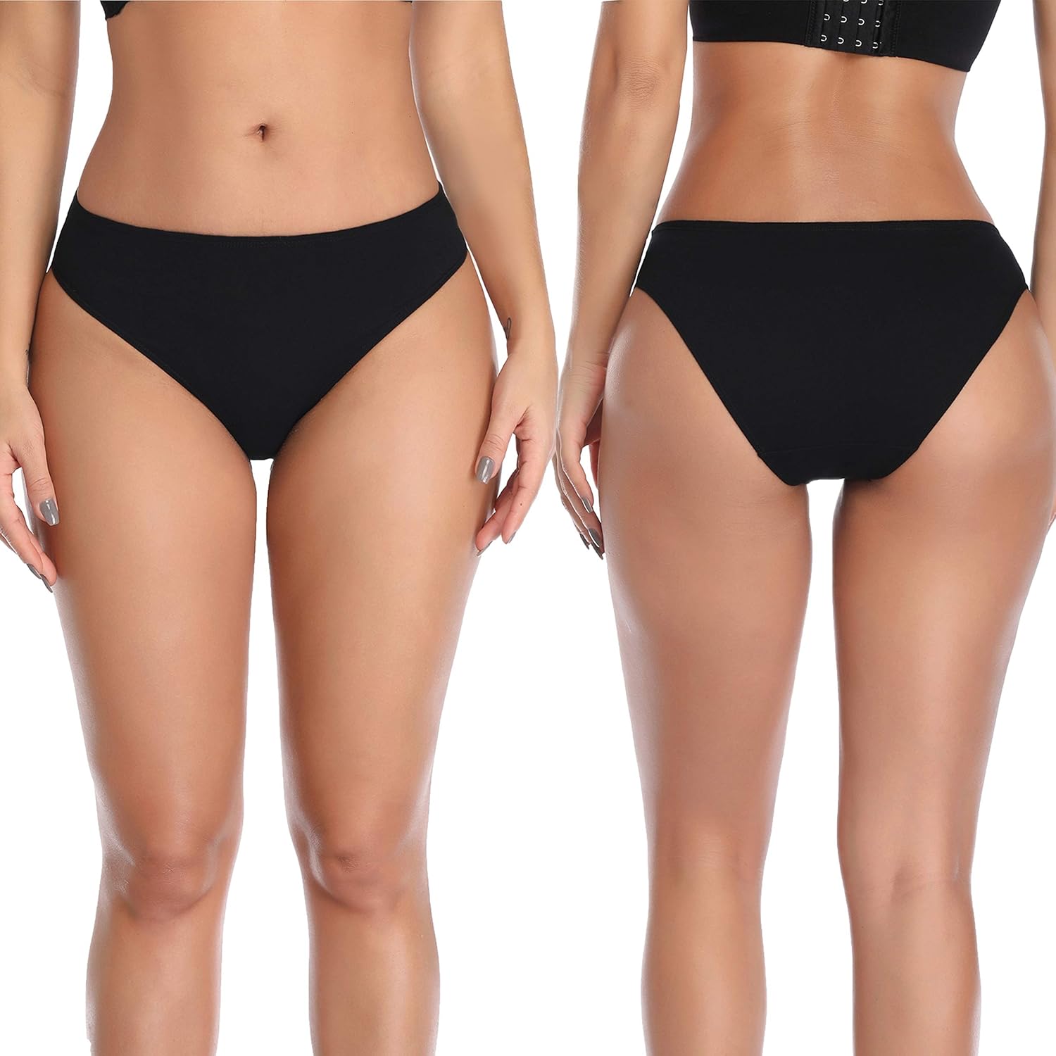 Underwear Women Cotton Soft Bikini Panties Breathable Stretchy Hipster Low Waist Briefs for Ladies (Multicolor) at  Women’s Clothing store