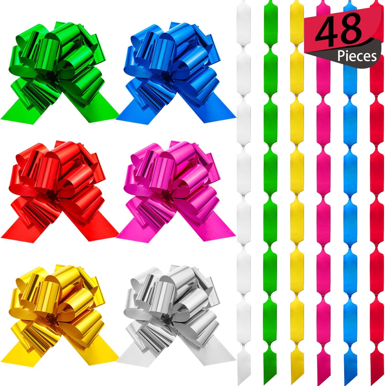 Fiocchi Per Regali Di Natale.Feste Matrimoni Tacobear 24pezzi Fiocchi Regalo Fiocchi Natale Fiocchi E Nastri Decorativi Per Regali Di Natale Nastri Da Tirare Decorazione Per Regali Natale Rosso Luminushair Com Br