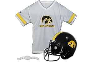 Franklin Sports NCAA Kids College Football Helmet + Jersey Sets - NCAA Team Youth Football Helmet + Uniform Costume Set