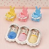 Sylvanian Families Triplets Care Set 5532 Dollhouse Nursery Chldren view 2