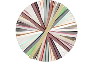 JMHNEWHOPE 48 Pcs Book Binding Headbands, Bookbinding Endbands, Cotton Book Binding Cloth Kits, Book Binding Materials Kit for Beginners DIY Book Decor Repair Kit, Book Binding Kit Supplies, 11.8x0.5 Inch