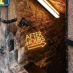 After Hours Neon Sign Bar LED Neon Lights Signs