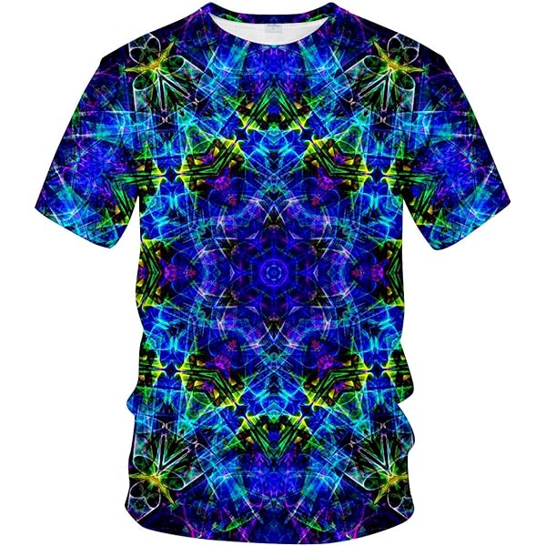 Amazon.com: Hisayhe Unisex Abstract 3D Print T-Shirts