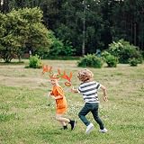 Rumyve Inflatable Reindeer Antler Hat Toss Game Family Christmas Party Fun view 4