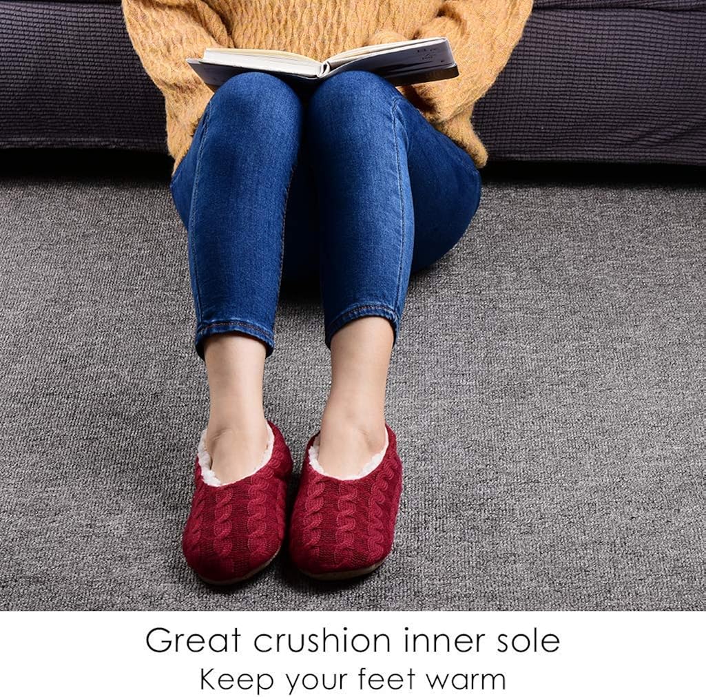 Panda Bros Fluffy Slipper Socks with Non Slip Women House Lined Socks Boat Super Cozy Hospital Slippers: Clothing
