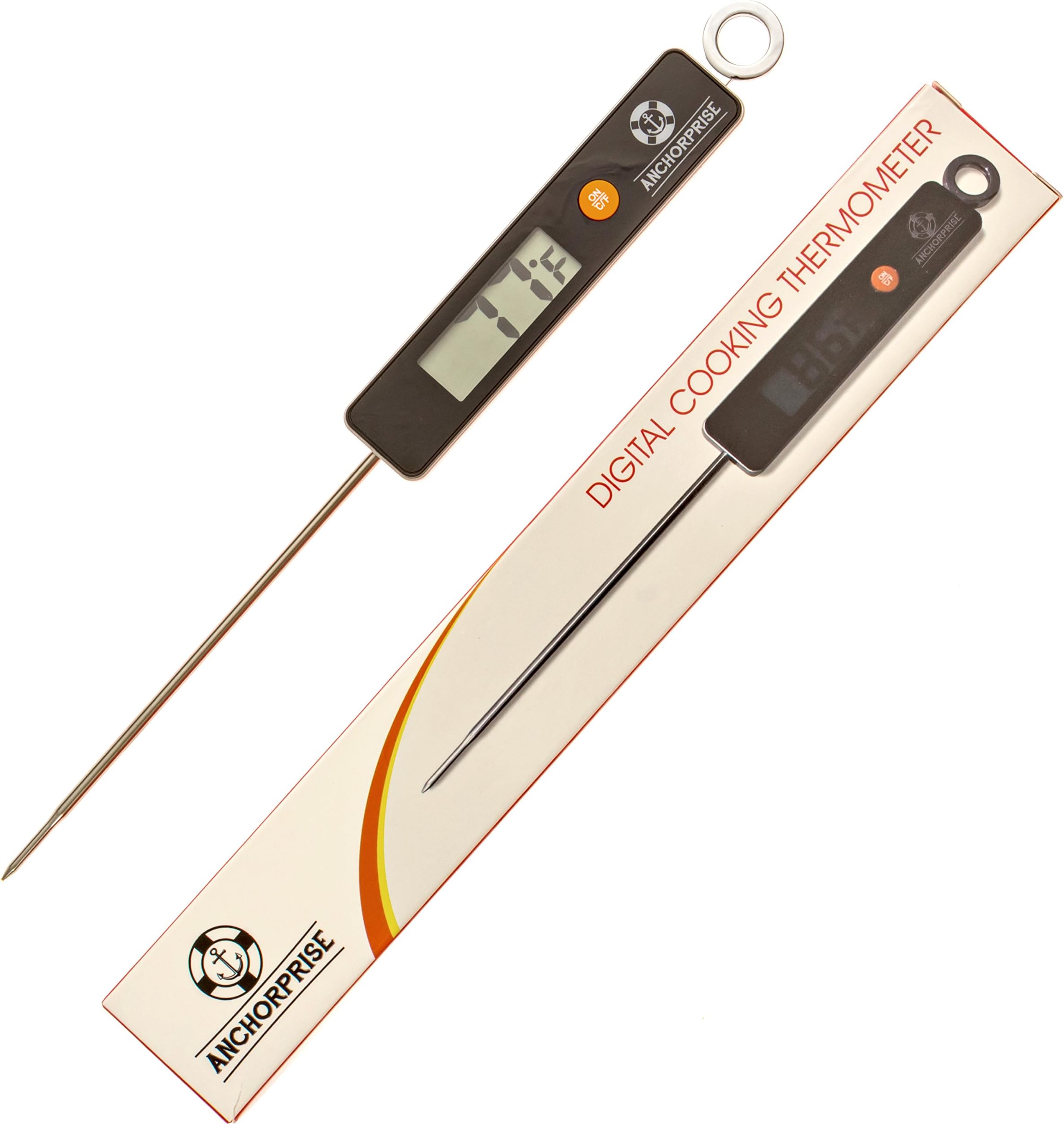 Anchorprise Digital Cooking Large Display-Auto Shut-off Thermometer