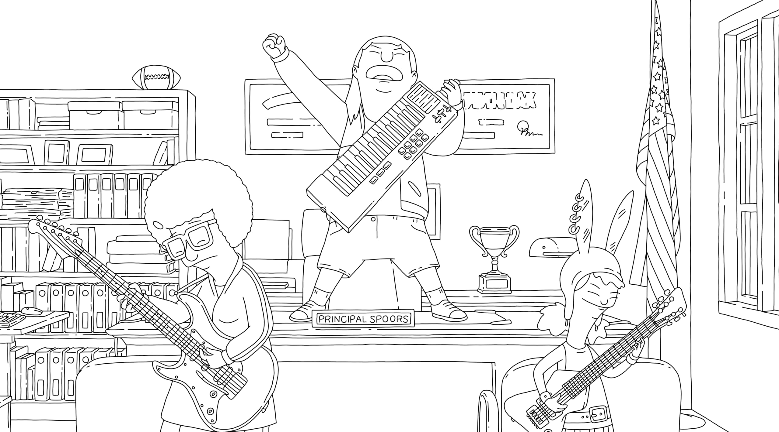 The Official Bob's Burgers Coloring Book