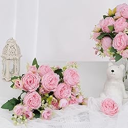 MARTINE MALL 2 Packs Peonies Artificial