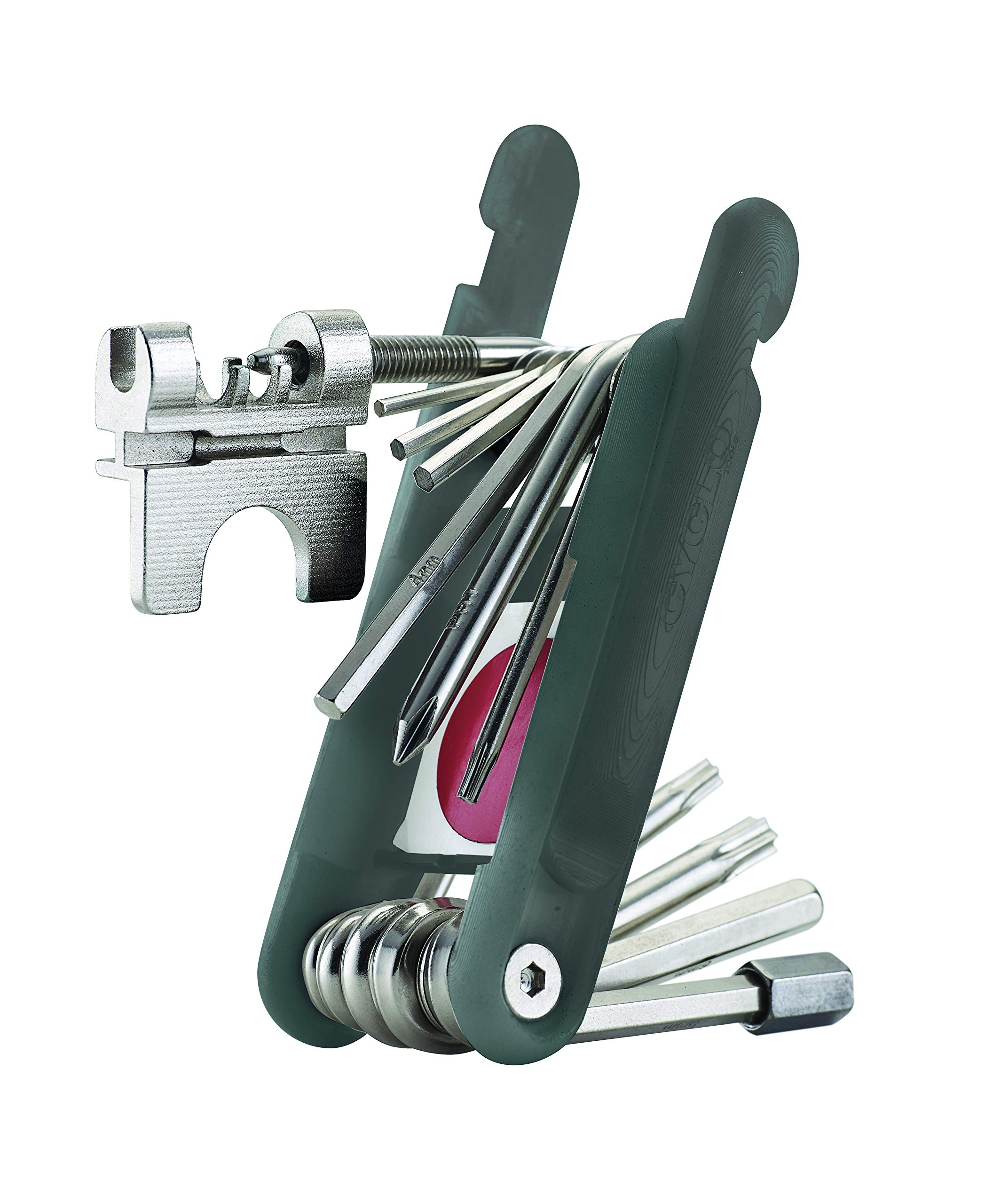 WELDTITE 20 Function Multi-Tool - Includes Spoke Keys, Hex Keys, Torx Keys, Chain Breaker and Chain Hook and Emergency Puncture Repair