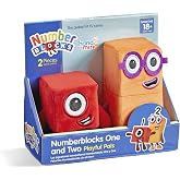 hand2mind Numberblocks One &amp; Two Playful Pals, Ages 18+ Months | Plush Figure Toys, Numbers for Toddlers, Preschool Math Learning Toys, Stuffed Animal Plushies, Counting Blocks