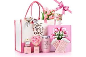 MIKIMOONY Mothers Day Gifts, Mothers Day Gifts for Mom, Gifts for Mom from Daughter Son, Happy Mothers Day, Mom Birthday Gift, Mothers Day Gift Box, Cool Mom Gifts Basket for Mothers Day Thanksgiving Day