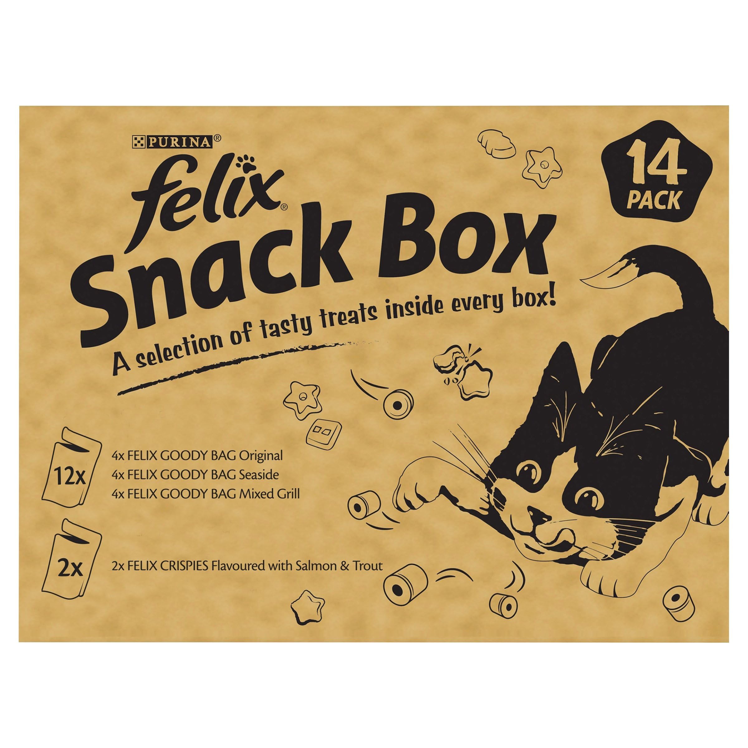 FELIX Mixed Snack Box Cat Treats 810g