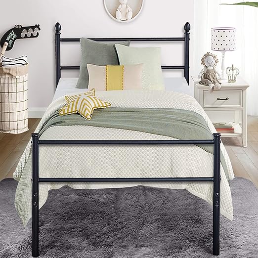 Amazon Com Vecelo Reinforced Metal Bed Frame Platform Mattress