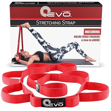 yoga evo elastic stretching strap