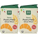 365 by Whole Foods Market, Flour 100 Percent Whole Wheat Pastry Organic, 32 Ounce (Pack of 2)