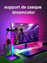 GIPOYENT RGB Gaming Headphone Stand Light for Desktop PC Headset Accessories view 2