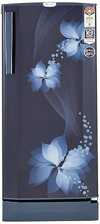 Godrej 190 L 5 Star Direct Cool Single Door Refrigerator(R D EPro 205 TAI 5.2 BRZ BLU, Breeze Blue, Inverter Compressor)