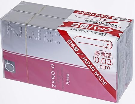 Amazon コンドーム Zero 0 リンクルゼロゼロ1000 8個入 2パック リンクルゼロゼロ コンドーム