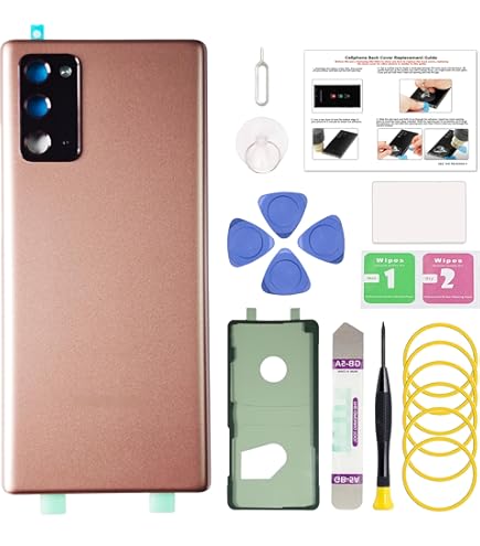 Amazon.com: Mystic Bronze Galaxy Note 20 Ultra Back Glass Cover