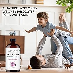 Majestic Pure Black Seed Essential Oil with Glass