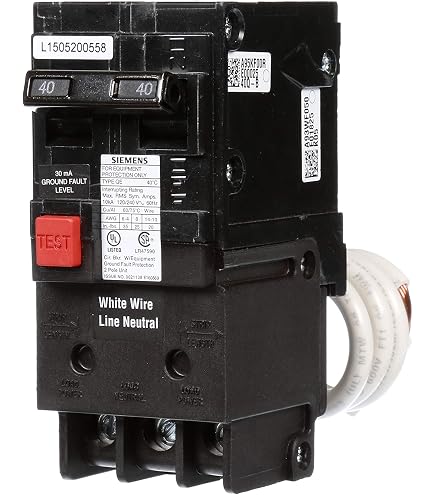 QE260 60-Amp Double Pole 240-Volt Ground Fault Equipment