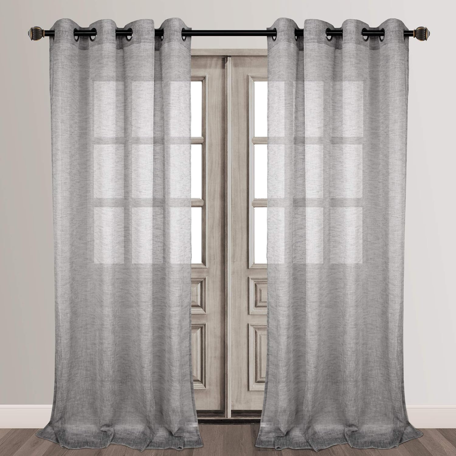 Best extra long living room curtains