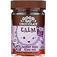 Good Day Chocolate Natural Calming Supplement for Kids, Blend of Camomile, L-Theanine, Fair Trade and Non-GMO Chocolate, 50 Pieces