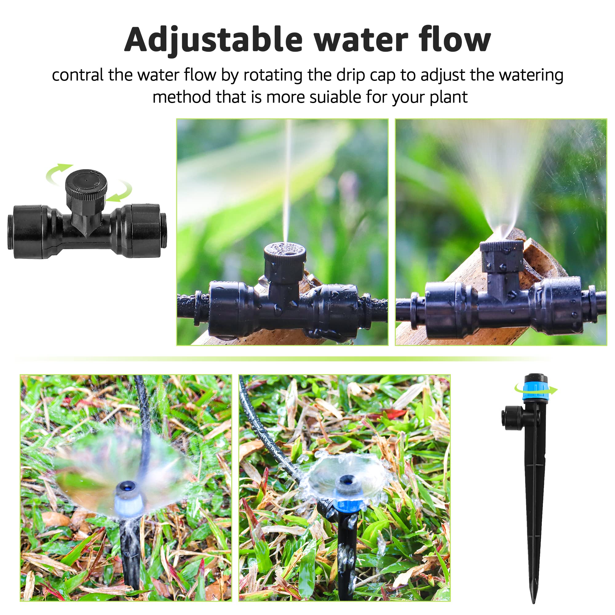 Mua MIXC Drip Irrigation Kit,Garden Plant Watering System with 100ft 1/ ...