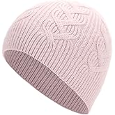 EASTER BARTHE Men & Women Cashmere Blend Beanie Hat Soft Lightweight Warm Winter Ribbed Cuffed & Cuffless Knit Beanie Hat