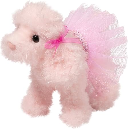 Amazon Douglas Yvette ピンクプードル 犬 ぬいぐるみ 動物 ぬいぐるみ おもちゃ