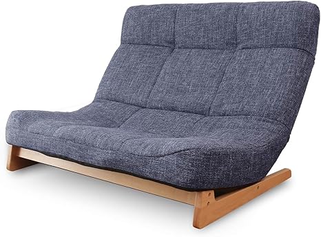 Amazon 体を優しく包み込む ハイバックリクライニングソファ クレセント 背7段階リクライニング ハイバック ヘッドリクライニング 天然木使用 Mpw ブルーム ネイビー ソファ カウチ オンライン通販