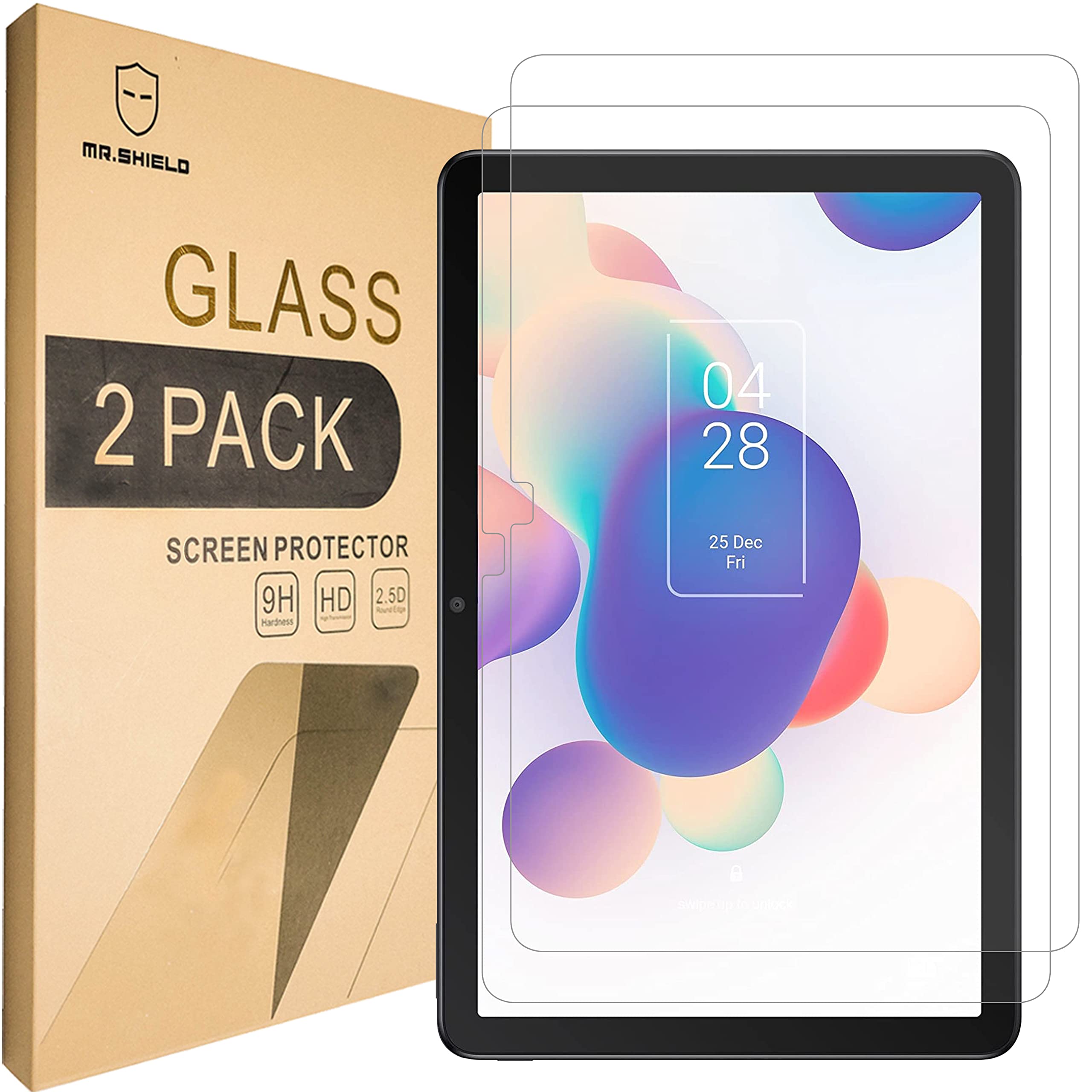 Mr.Shield Screen Protector for TCL Tablet TAB 10s 10.1 inch [Tempered Glass] [2-PACK] Screen Protector