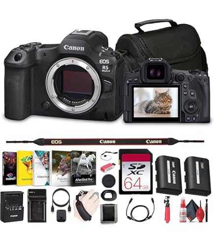 Amazon.com : Canon EOS R5 Mark II Mirrorless Camera, 45MP, Full